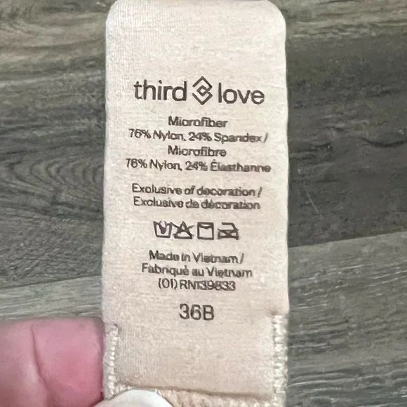 Thirdlove 24/7 Classic T-Shirt Bra Taupe Size 36B - Picture 6 of 16